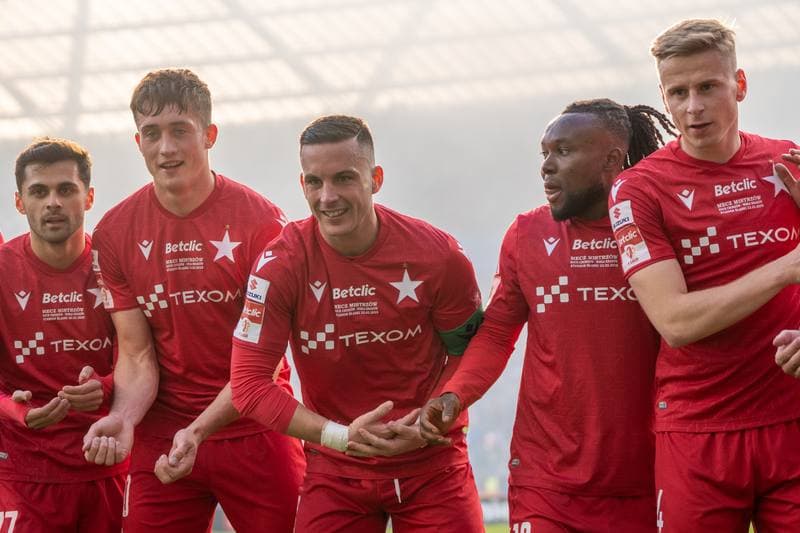 Football. Betlic 1 Liga. Ruch Chorzow - Wisla Krakow. 22.02.2025