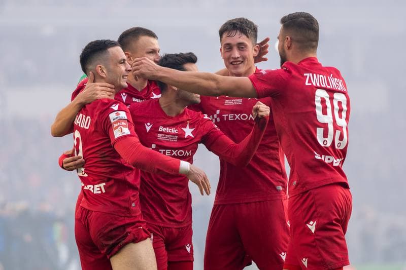 Football. Betlic 1 Liga. Ruch Chorzow - Wisla Krakow. 22.02.2025