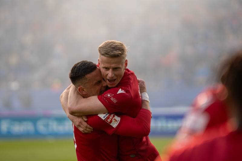 Football. Betlic 1 Liga. Ruch Chorzow - Wisla Krakow. 22.02.2025