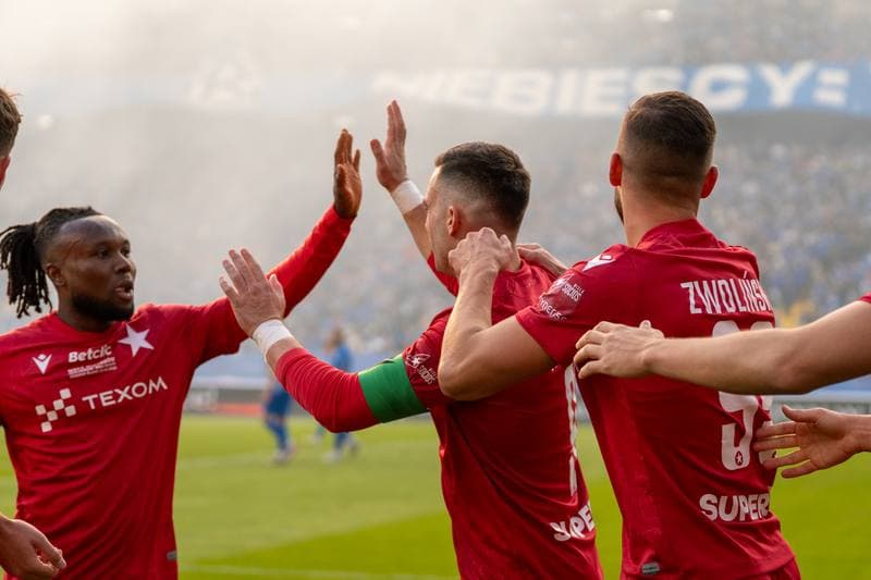Football. Betlic 1 Liga. Ruch Chorzow - Wisla Krakow. 22.02.2025