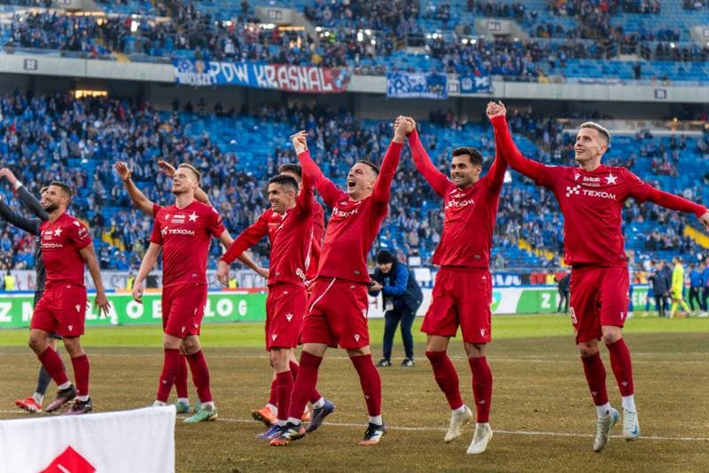 Football. Betlic 1 Liga. Ruch Chorzow - Wisla Krakow. 22.02.2025