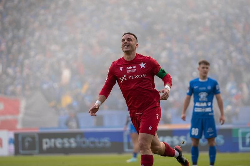 Football. Betlic 1 Liga. Ruch Chorzow - Wisla Krakow. 22.02.2025