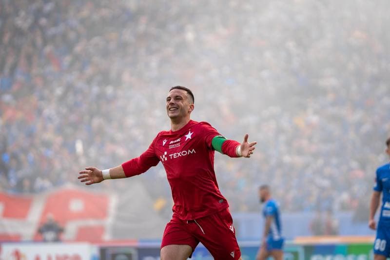 Football. Betlic 1 Liga. Ruch Chorzow - Wisla Krakow. 22.02.2025