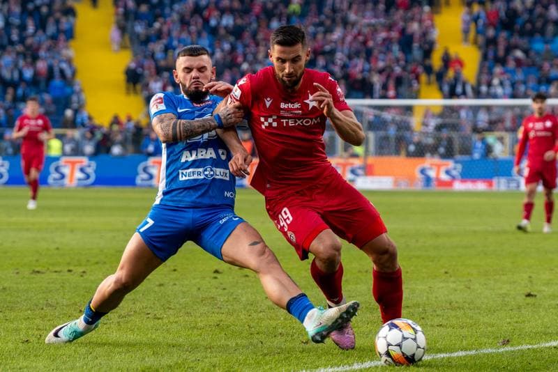 Football. Betlic 1 Liga. Ruch Chorzow - Wisla Krakow. 22.02.2025