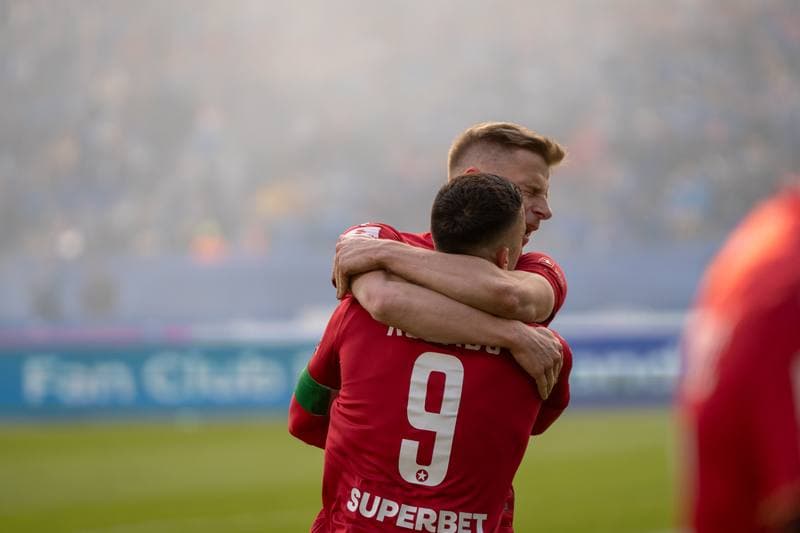 Football. Betlic 1 Liga. Ruch Chorzow - Wisla Krakow. 22.02.2025