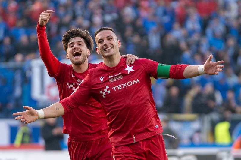 Football. Betlic 1 Liga. Ruch Chorzow - Wisla Krakow. 22.02.2025