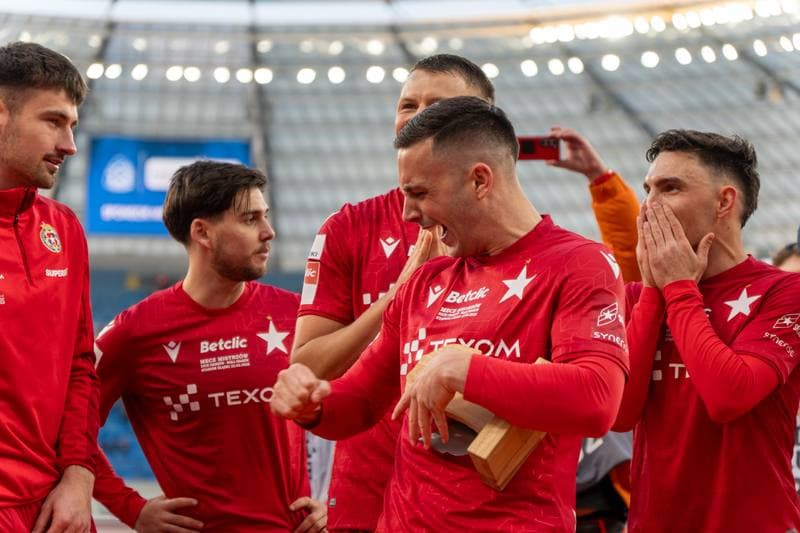 Football. Betlic 1 Liga. Ruch Chorzow - Wisla Krakow. 22.02.2025