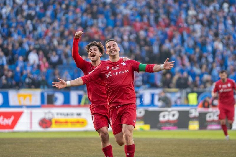 Football. Betlic 1 Liga. Ruch Chorzow - Wisla Krakow. 22.02.2025