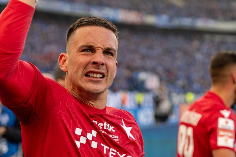 Football. Betlic 1 Liga. Ruch Chorzow - Wisla Krakow. 22.02.2025