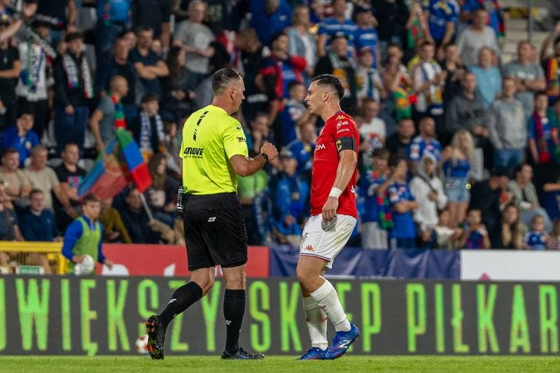 Football. Betclic 1 Liga. Miedz Legnica - Wisla Krakow. 29.08.2025