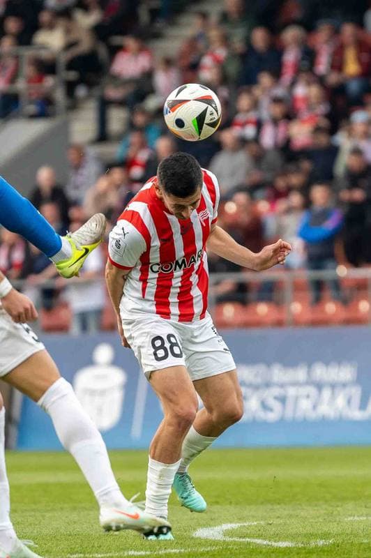 Football. PKO BP Ekstraklasa. Cracovia - Puszcza Niepolomice. 29.03.2025