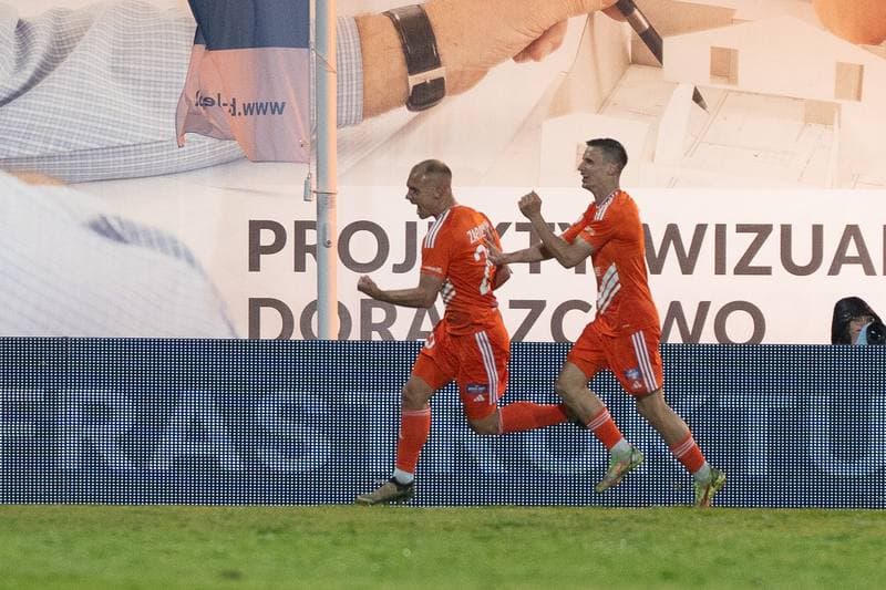 Football. Betlic I Liga. Wisla Krakow - Bruk-Bet Termalica Nieciecza. 25.04.2025