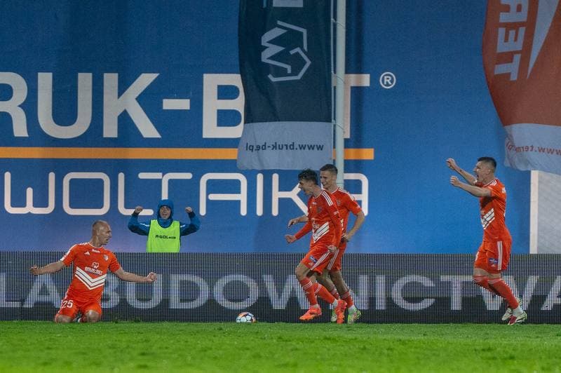 Football. Betlic I Liga. Wisla Krakow - Bruk-Bet Termalica Nieciecza. 25.04.2025
