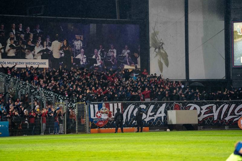 Football. Betlic I Liga. Wisla Krakow - Bruk-Bet Termalica Nieciecza. 25.04.2025