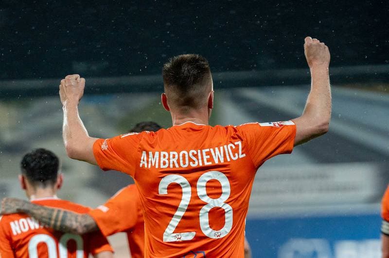 Football. Betlic I Liga. Wisla Krakow - Bruk-Bet Termalica Nieciecza. 25.04.2025