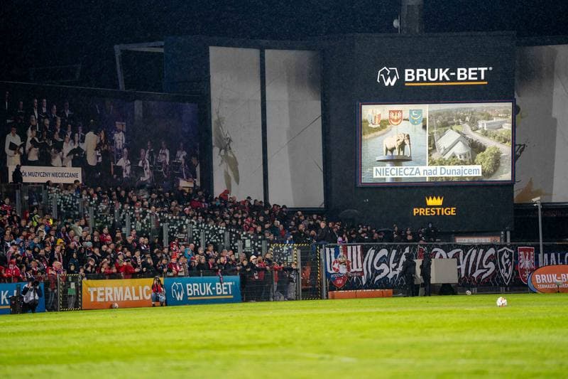Football. Betlic I Liga. Wisla Krakow - Bruk-Bet Termalica Nieciecza. 25.04.2025