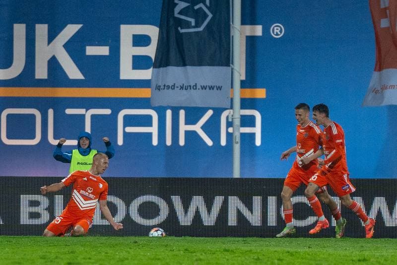 Football. Betlic I Liga. Wisla Krakow - Bruk-Bet Termalica Nieciecza. 25.04.2025