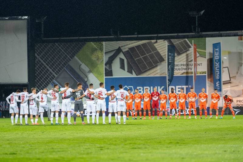 Football. Betlic I Liga. Wisla Krakow - Bruk-Bet Termalica Nieciecza. 25.04.2025