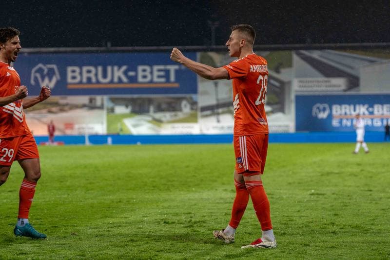 Football. Betlic I Liga. Wisla Krakow - Bruk-Bet Termalica Nieciecza. 25.04.2025