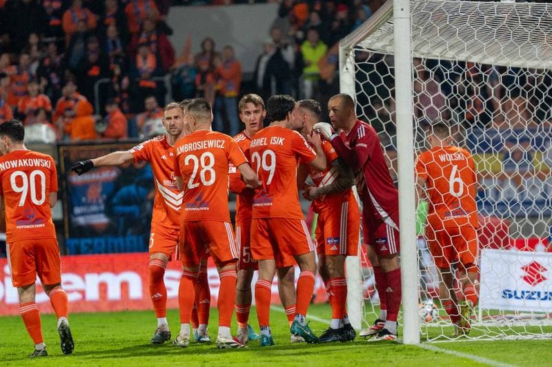 Football. Betlic I Liga. Wisla Krakow - Bruk-Bet Termalica Nieciecza. 25.04.2025