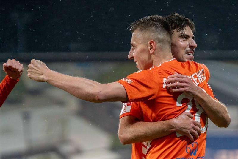 Football. Betlic I Liga. Wisla Krakow - Bruk-Bet Termalica Nieciecza. 25.04.2025