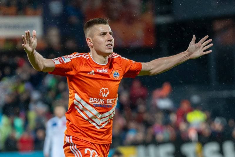 Football. Betlic I Liga. Wisla Krakow - Bruk-Bet Termalica Nieciecza. 25.04.2025