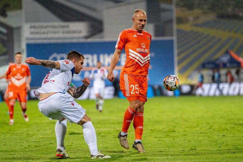 Football. Betlic I Liga. Wisla Krakow - Bruk-Bet Termalica Nieciecza. 25.04.2025