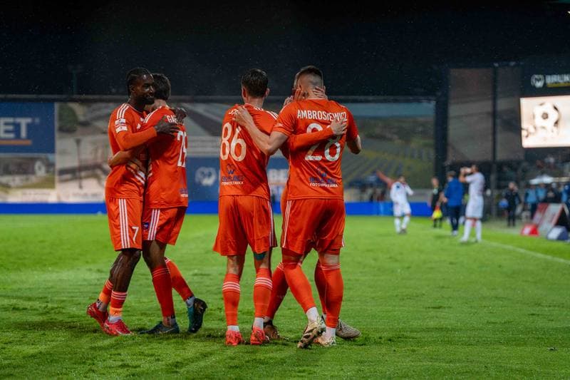 Football. Betlic I Liga. Wisla Krakow - Bruk-Bet Termalica Nieciecza. 25.04.2025