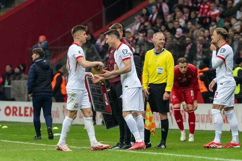 Football. World Cup Qualifiers. Poland - Lithuania. 21.03.2025