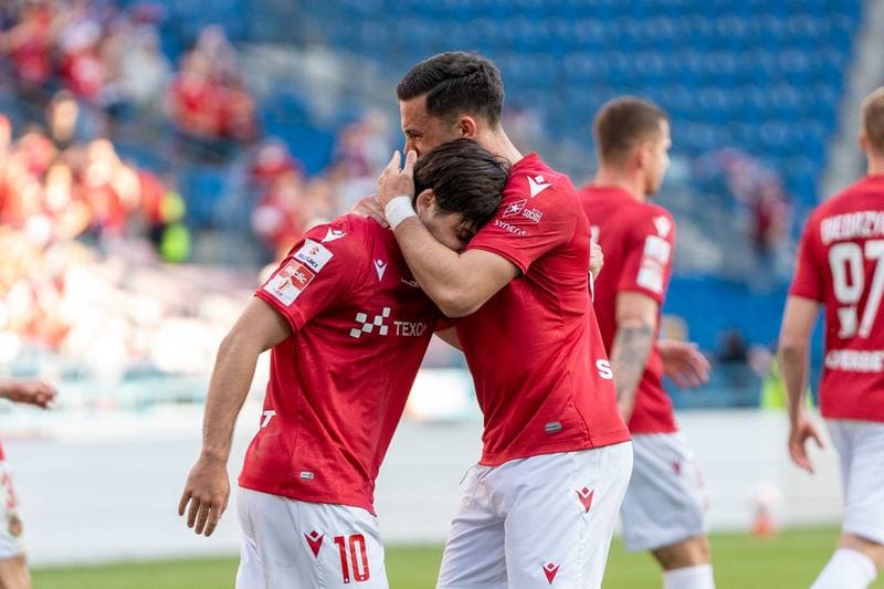Football. Betlic I Liga. Wisla Krakow - Pogon Siedlce. 19.04.2025