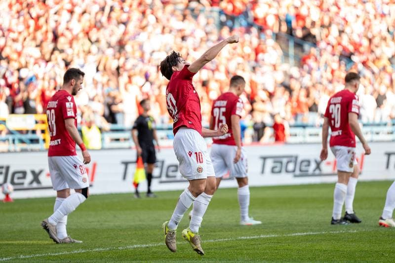 Football. Betlic I Liga. Wisla Krakow - Pogon Siedlce. 19.04.2025