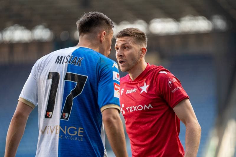 Football. Betlic I Liga. Wisla Krakow - Pogon Siedlce. 19.04.2025