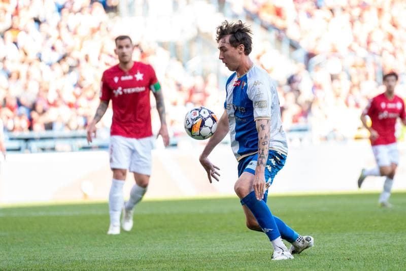 Football. Betlic I Liga. Wisla Krakow - Pogon Siedlce. 19.04.2025