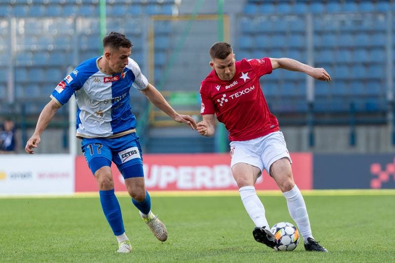 Football. Betlic I Liga. Wisla Krakow - Pogon Siedlce. 19.04.2025