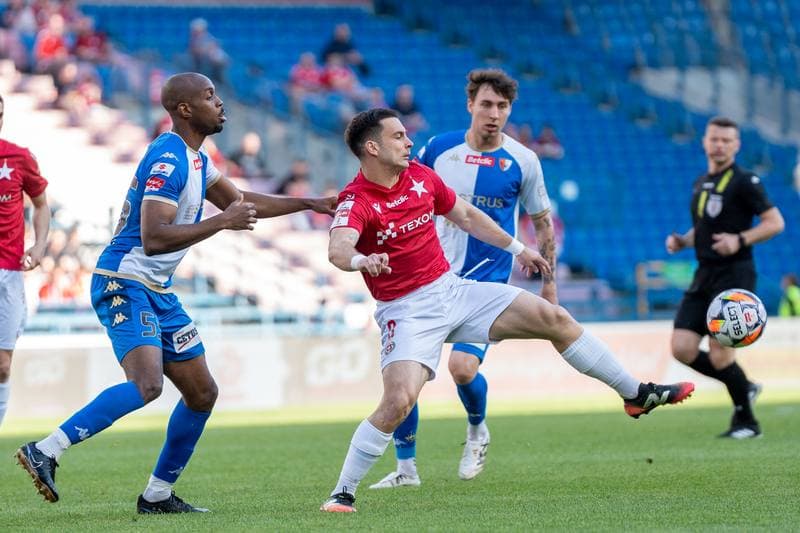 Football. Betlic I Liga. Wisla Krakow - Pogon Siedlce. 19.04.2025