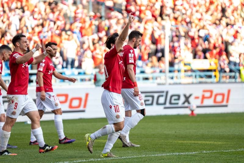 Football. Betlic I Liga. Wisla Krakow - Pogon Siedlce. 19.04.2025