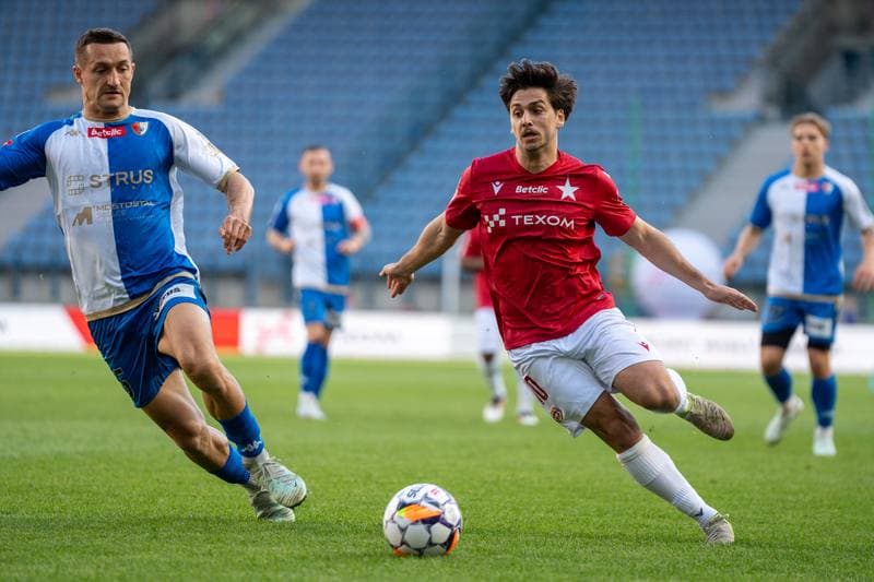 Football. Betlic I Liga. Wisla Krakow - Pogon Siedlce. 19.04.2025