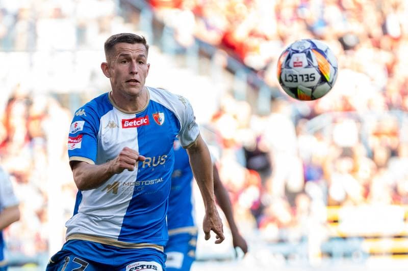 Football. Betlic I Liga. Wisla Krakow - Pogon Siedlce. 19.04.2025