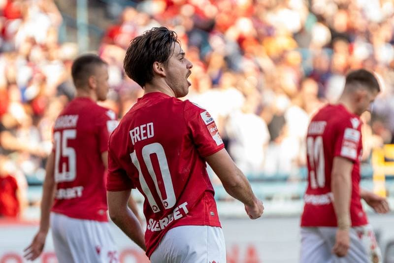 Football. Betlic I Liga. Wisla Krakow - Pogon Siedlce. 19.04.2025