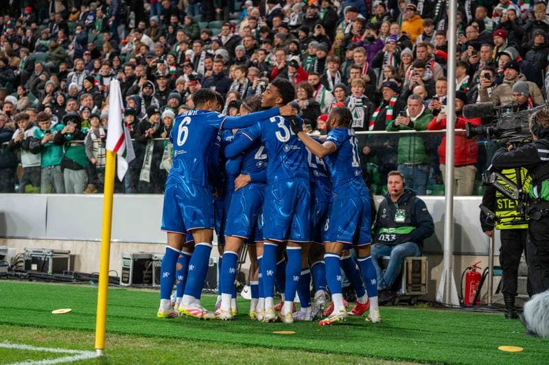 Football. Europa Conference League. Legia Warsaw - Chelsea. 10.04.2025