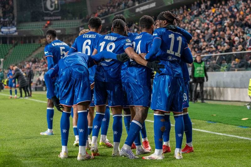 Football. Europa Conference League. Legia Warsaw - Chelsea. 10.04.2025