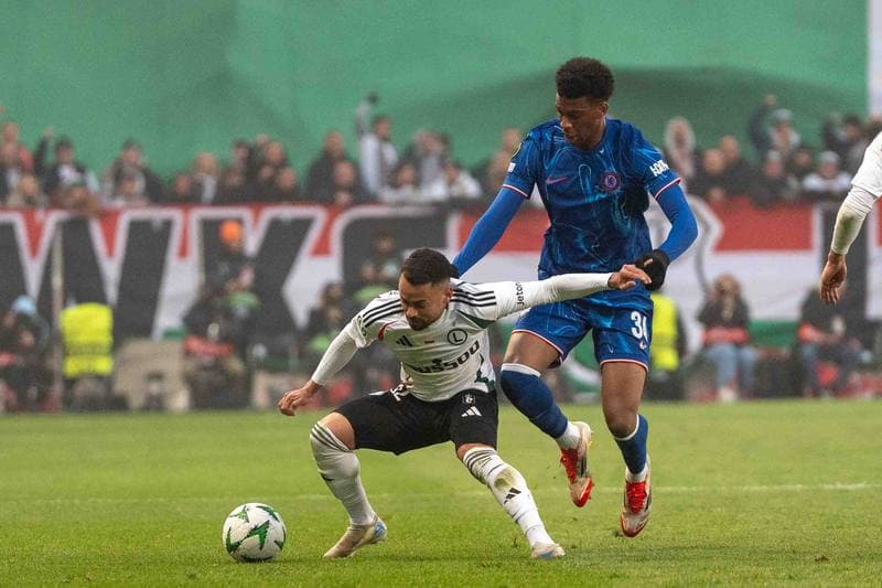 Football. Europa Conference League. Legia Warsaw - Chelsea. 10.04.2025