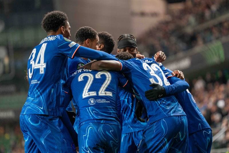 Football. Europa Conference League. Legia Warsaw - Chelsea. 10.04.2025