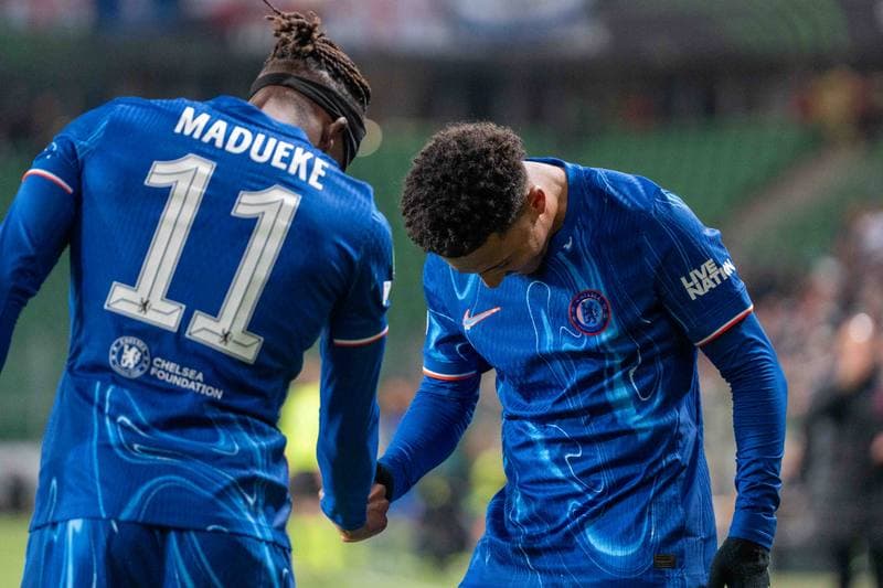 Football. Europa Conference League. Legia Warsaw - Chelsea. 10.04.2025