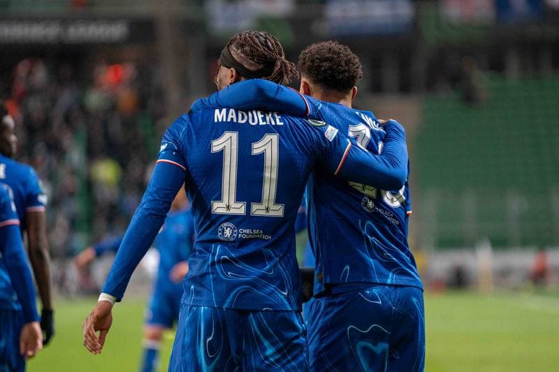 Football. Europa Conference League. Legia Warsaw - Chelsea. 10.04.2025