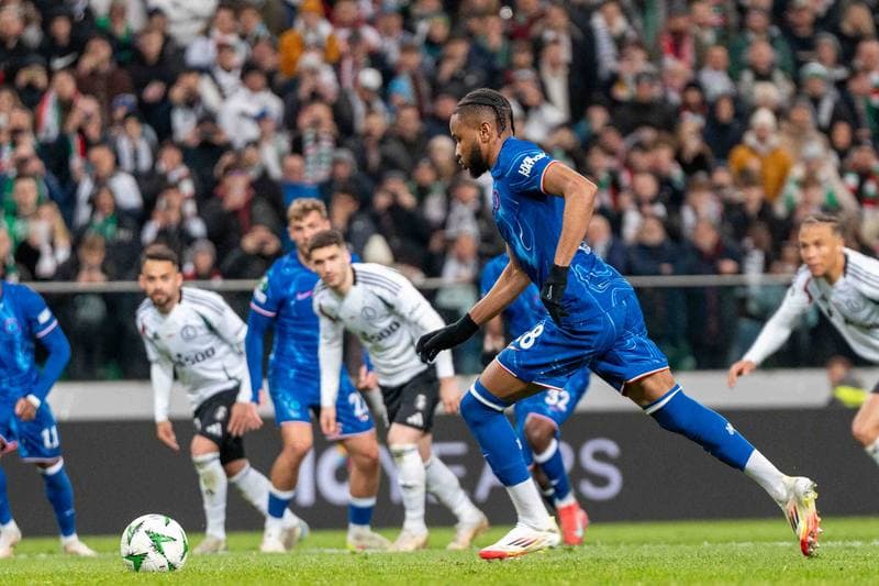 Football. Europa Conference League. Legia Warsaw - Chelsea. 10.04.2025