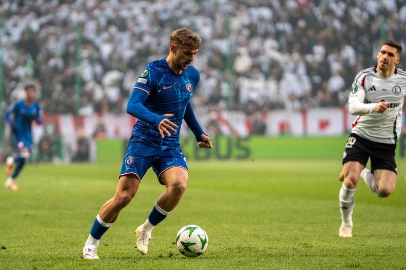 Football. Europa Conference League. Legia Warsaw - Chelsea. 10.04.2025