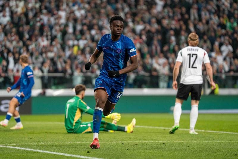 Football. Europa Conference League. Legia Warsaw - Chelsea. 10.04.2025