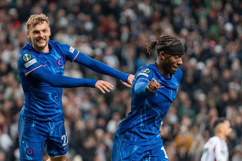 Football. Europa Conference League. Legia Warsaw - Chelsea. 10.04.2025