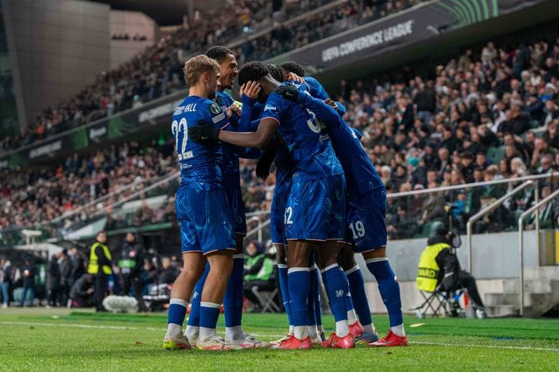 Football. Europa Conference League. Legia Warsaw - Chelsea. 10.04.2025